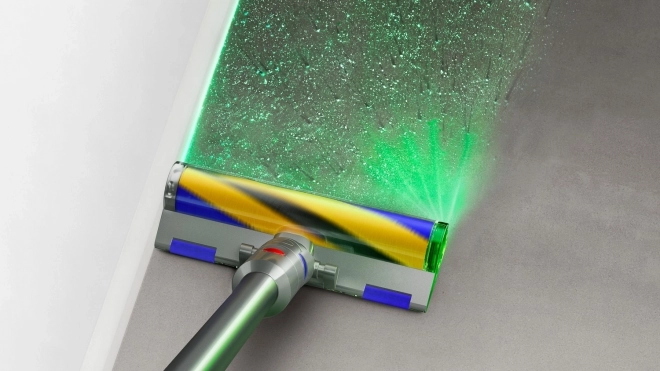 Dyson V12 Detect Slim álló porszívó - Sárga/Nikkel