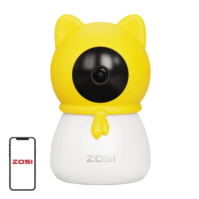 Elektronikus Bébiőr ZOSI 4MP 355° Panoráma Kamerával