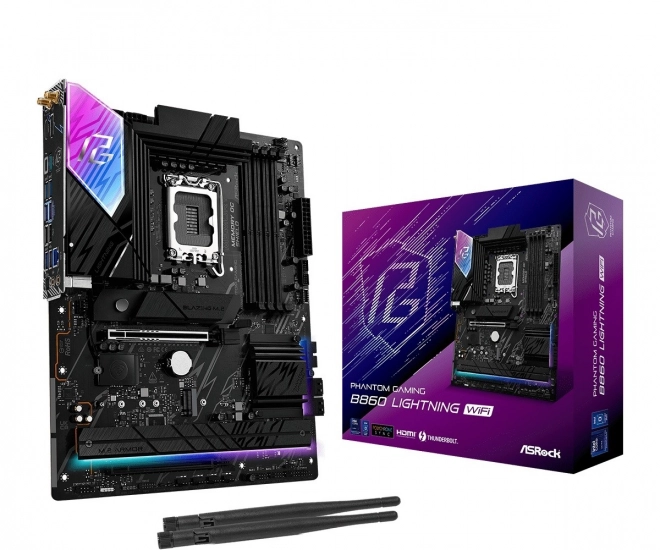 B860 Lightning WIFI alaplap Intel Core Ultra támogatással