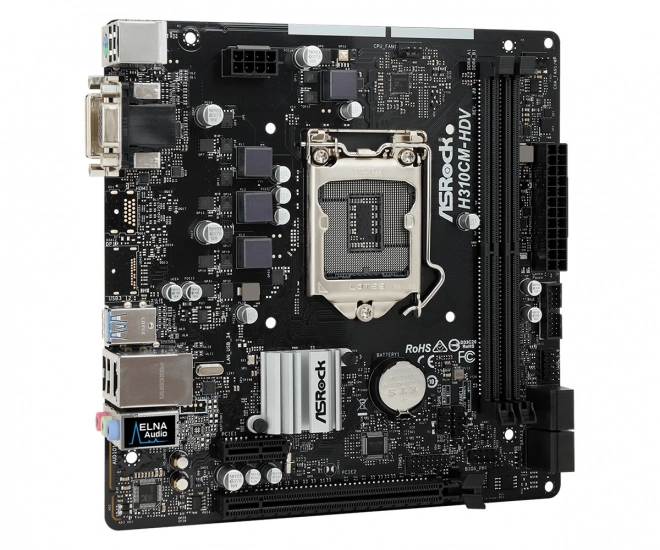 H310CM-DVS alaplap s1151 2DDR4 DVI/DSUB/USB3.1 uATX
