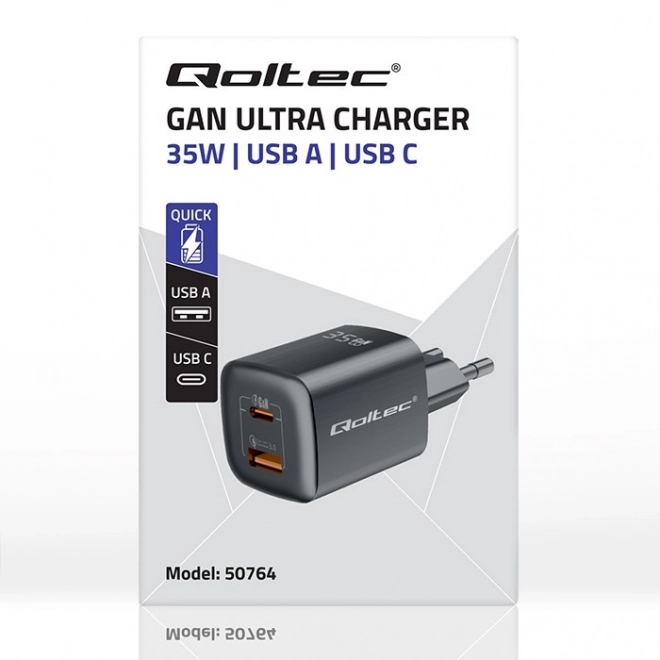 Qoltec GaN ULTRA gyorsan töltő