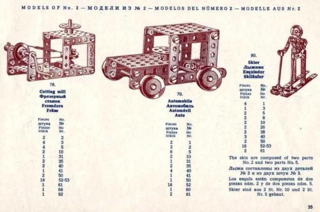 Merkur klasszikus összeszerelési készlet 183 modell