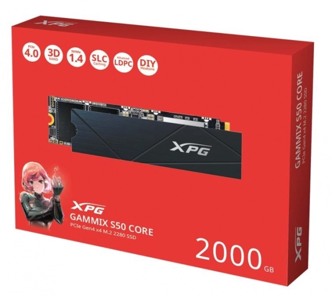 XPG Gammix S50 Core 2TB SSD Meghajtó