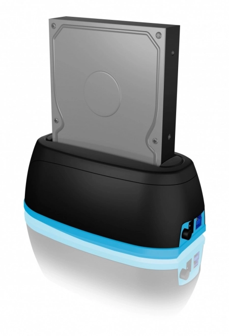 Icy Box elegáns dokkoló állomás SSD/HDD meghajtókhoz USB 3.0 csatlakozással