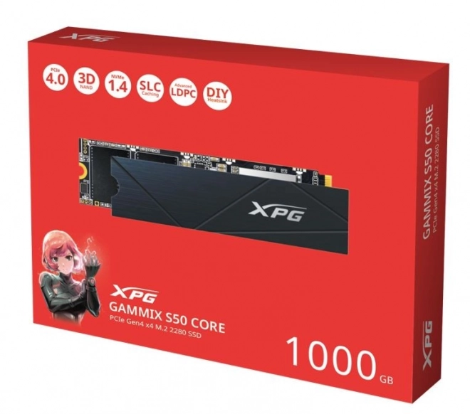 XPG Gammix S50 Core SSD meghajtó 1TB