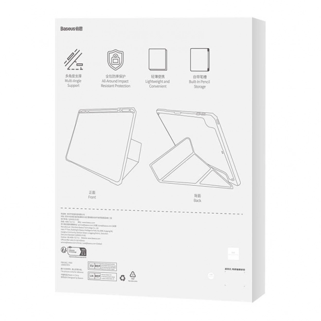 baseus minimalist szürke tok ipad pro 11 hüvelykes (2018-2022)