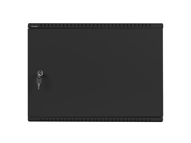 Fali rack szekrény 19 hüvelyk 4U+3U 540x200 alacsony profilú fekete
