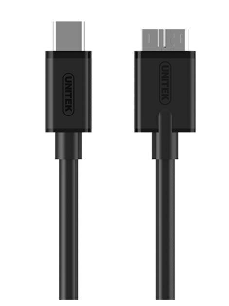 Usb C-típusú - microUSB 3.0 kábel 1 méter Unitektől