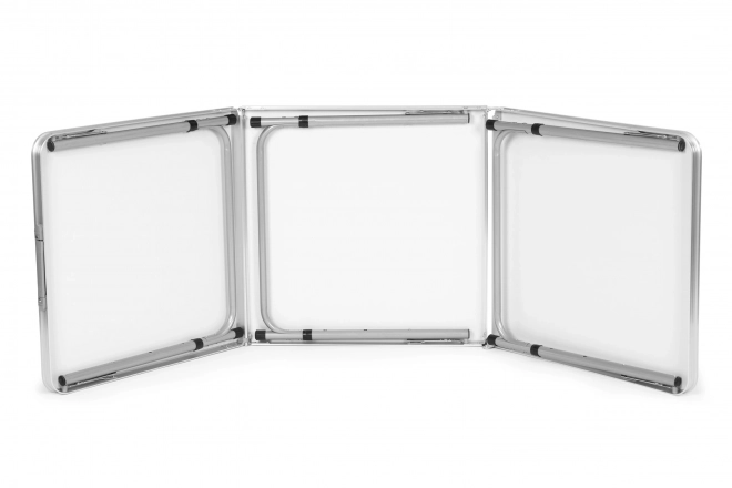 Kemping asztal összecsukható barna asztallap 180 x 60 cm