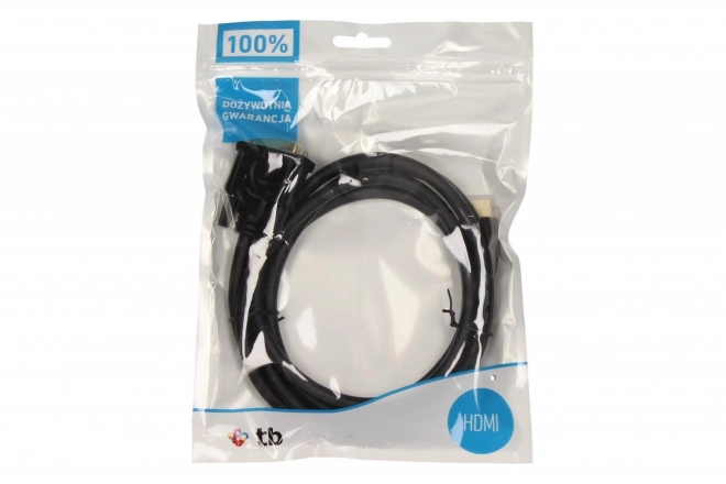 HDMI - DVI aranyozott kábel 1,8m