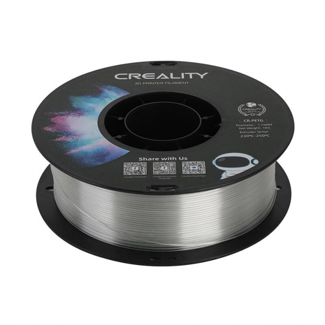 Átlátszó CR-PETG 3D nyomtató filament