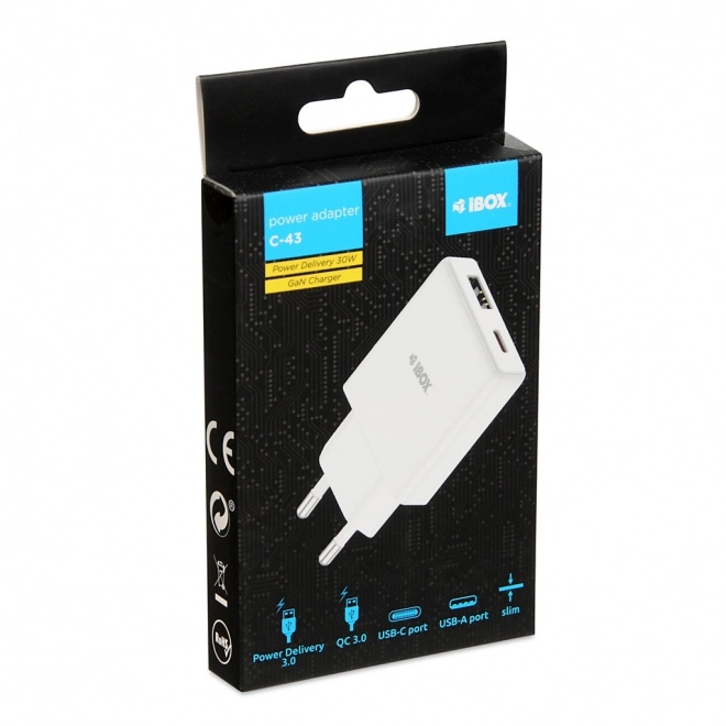 30W USB C hálózati töltő