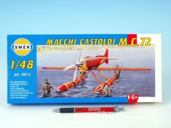 macchi castoldi m.c.72 repülőgép modell 1:48 méretarányban