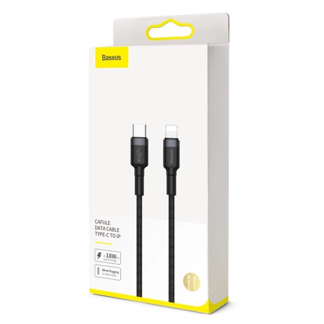 Baseus Cafule USB-C - Lightning kábel 18W 1m