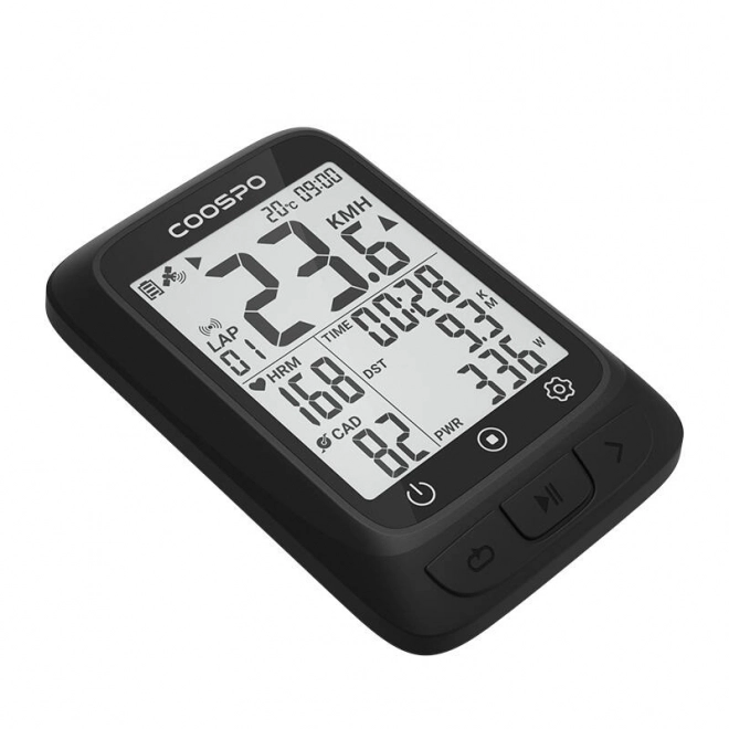 Kompakt és könnyű kerékpáros számítógép gps-szel