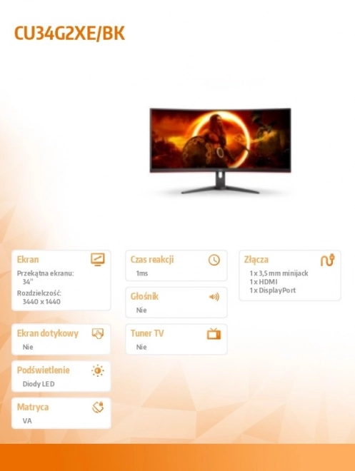 Hajlított 34 hüvelykes 144Hz monitor