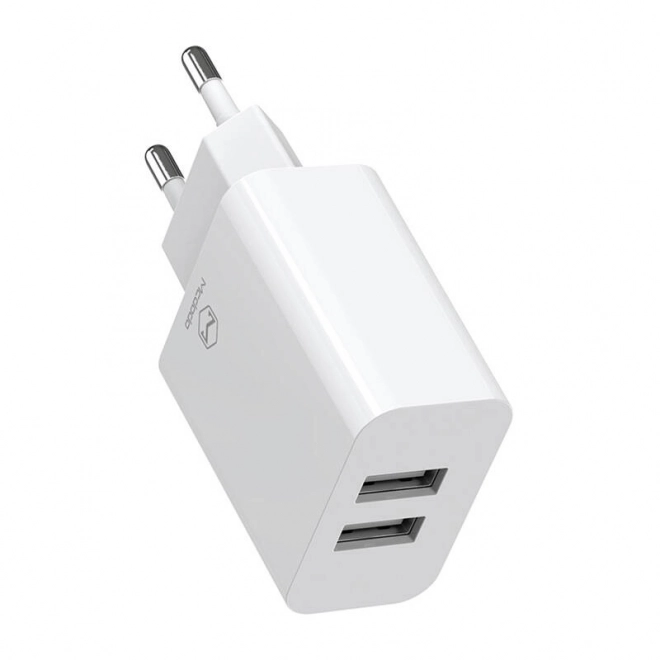 Kettős USB töltő utazókészlet Lightning kábellel