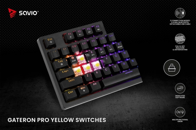 Vezeték nélküli mechanikus billentyűzet Phenix Gateron Red