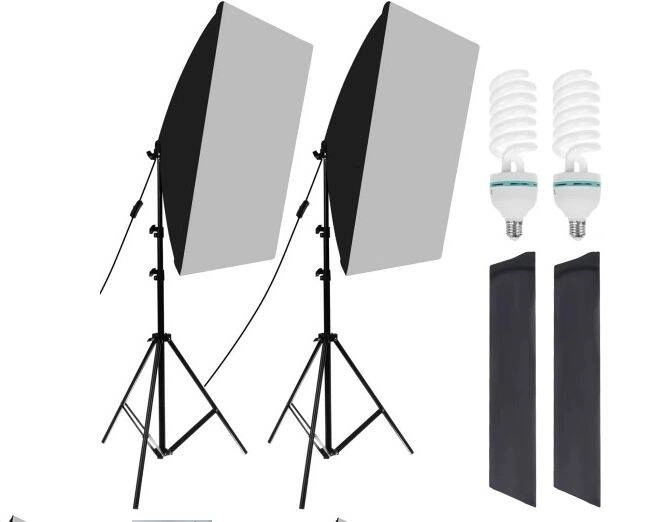 Softbox világítástechnika készlet fotóstúdióhoz
