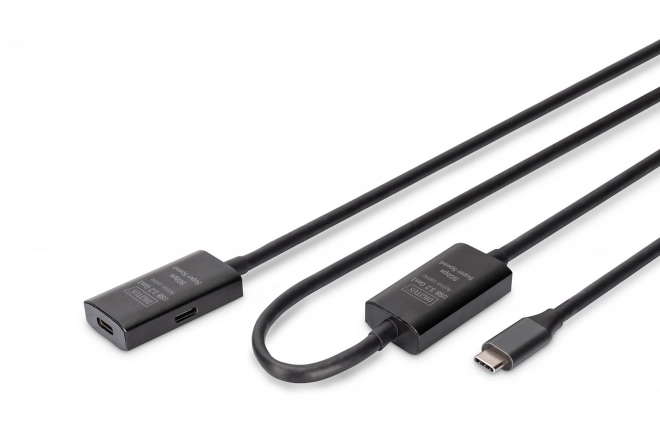 Aktív USB-C hosszabbítókábel - USB-C, USB 3.2 Gen1, 10m