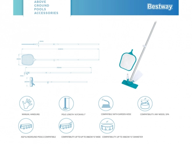 Bestway medencetisztító készlet