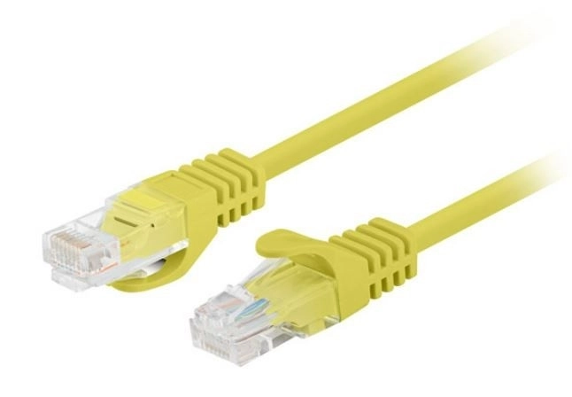 Sárga patchcord kat. 5e UTP 3m 10 db