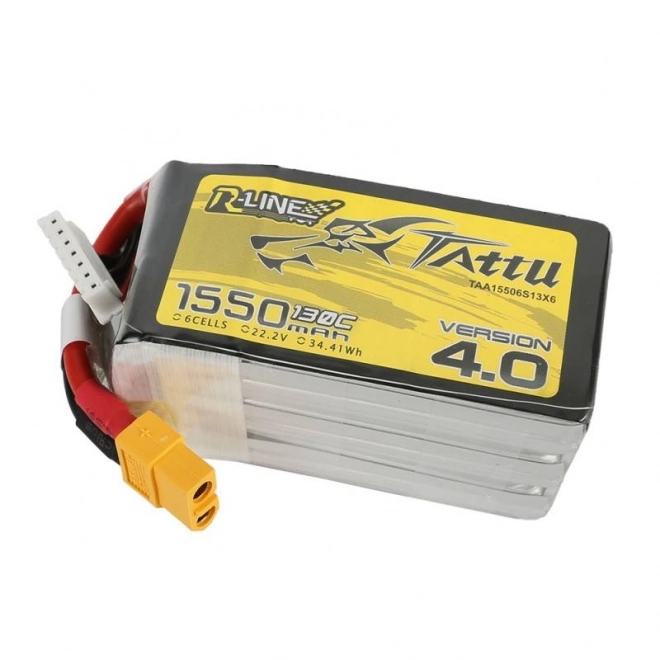 Tattu R-Line verseny drón akkumulátor 1550 mAh 22,2 V 130C