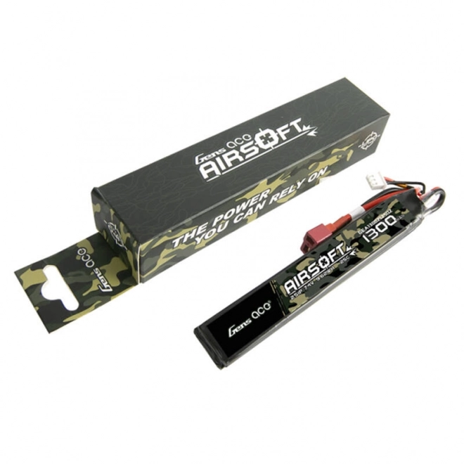 gens ace airsoft pisztoly lipo akkumulátor 1300mah 7,4v t csatlakozóval