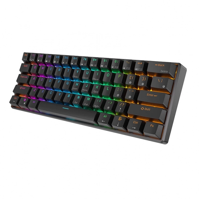 Royal Kludge RK61 RGB mechanikus billentyűzet piros kapcsolókkal