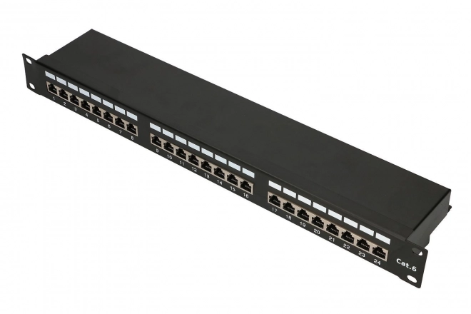 24 portos CAT6 STP patchpanel