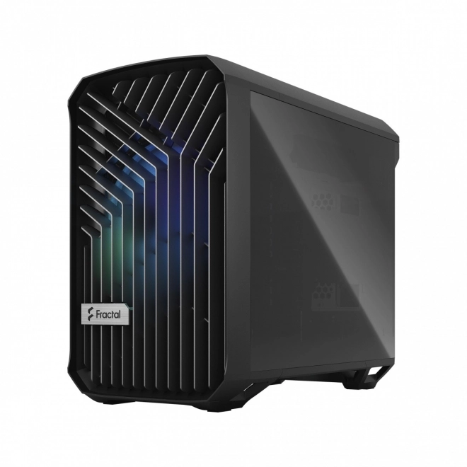 Torrent Nano RGB számítógépház fekete TG Light tintával