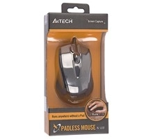 V-Track egér fényes szürke USB
