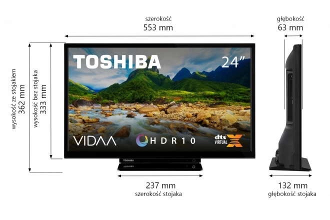 24 colos LED televízió
