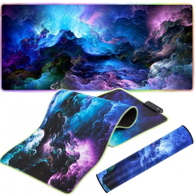 Világító RGB LED játékmousepad