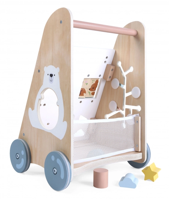 Ecotoys fa babakocsi járássegítő