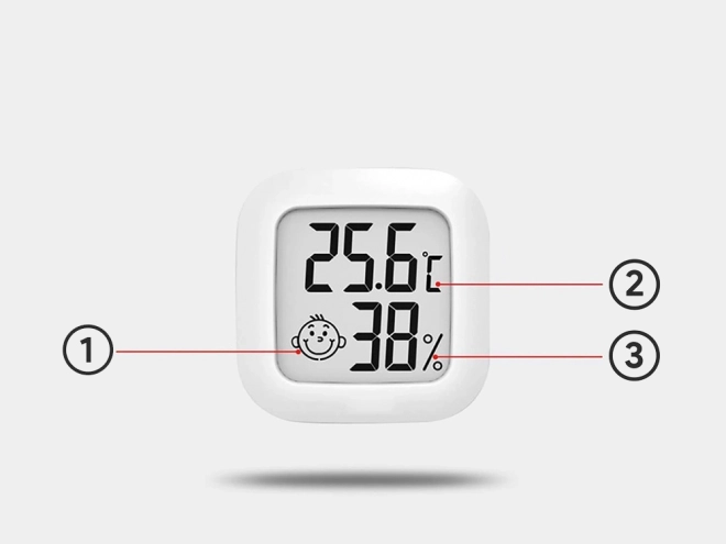 Modern digitális időjárás állomás és higrométer