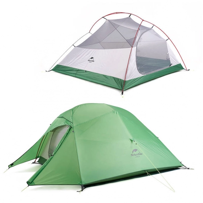 Ultrakönnyű sátor Naturehike Cloud Up 3 személyes zöld