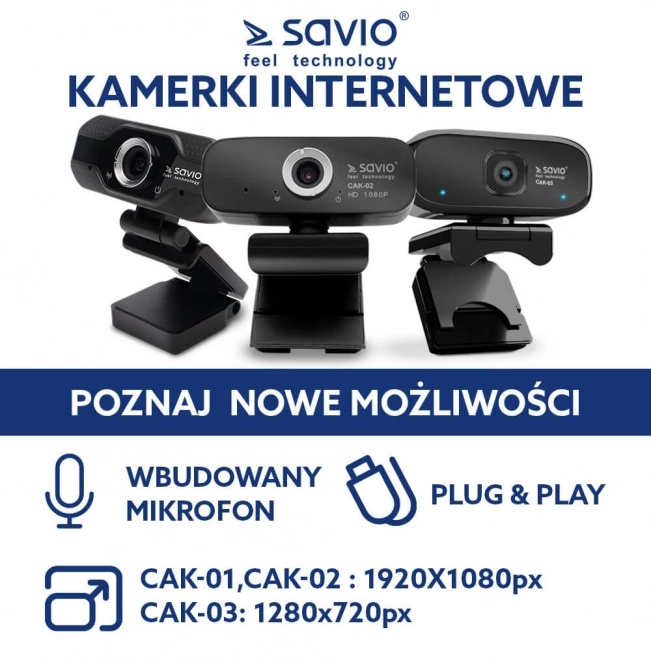 Usb Webkamera Full Hd Savio