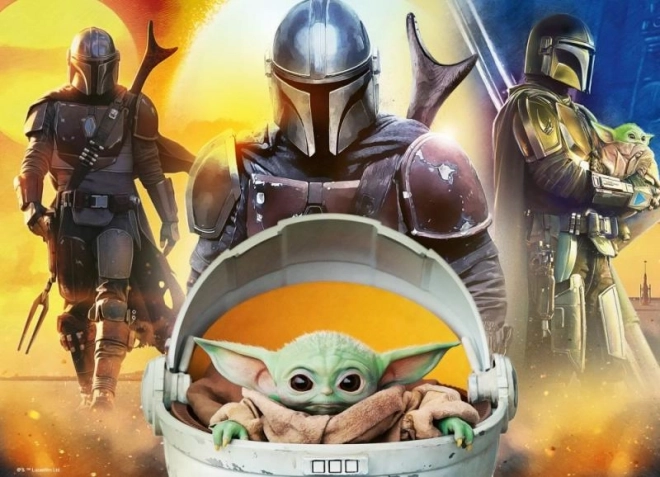Ravensburger puzzle Star Wars: Mandalorian 4x100 darab