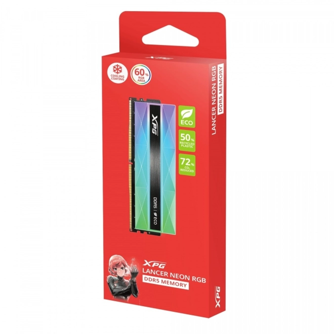 XPG lancer neon rgb memória DDR5 32GB