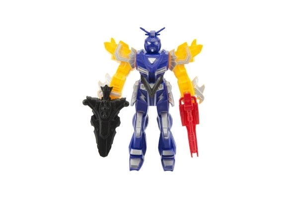 Transformer harcos robot figura műanyag 15cm 4 színben kártyán