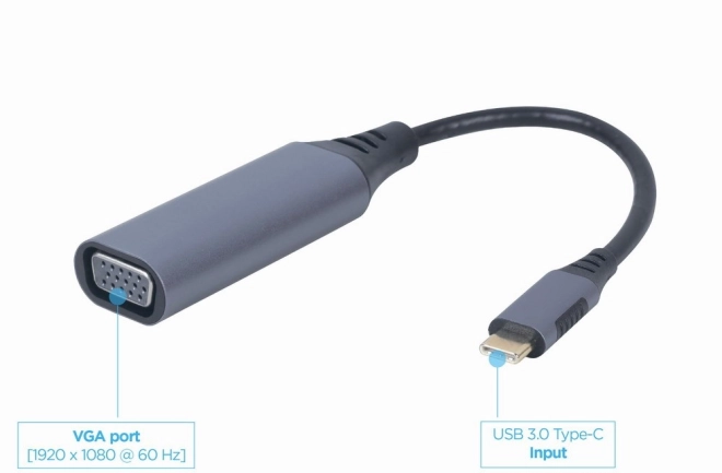 Usb-c adapter vga d-sub