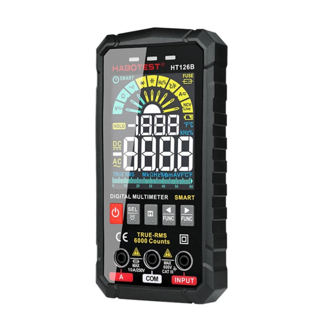 Masszív kivitel és CAT III 600 V biztonság