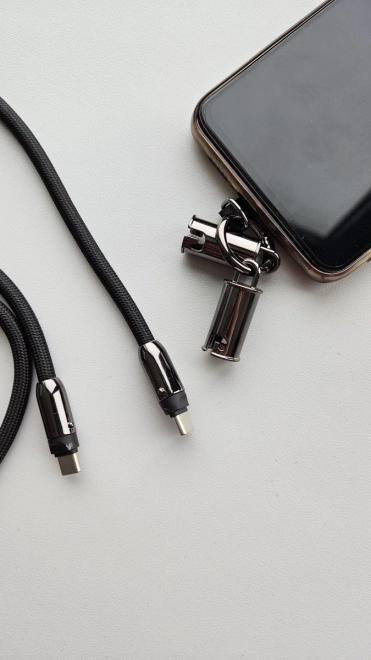 Usb c töltőkábel és nyakpánt 2 az 1-ben