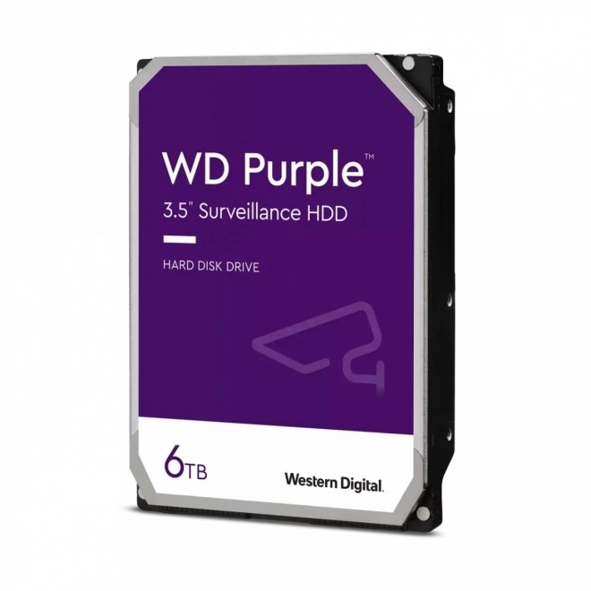 Western Digital Purple 6TB biztonsági megfigyelő merevlemez