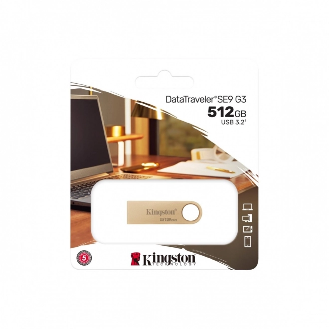 Stílusos USB flash meghajtó 512GB