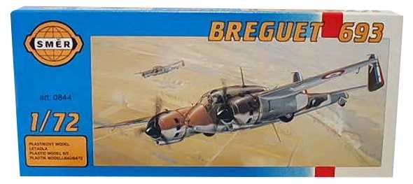 Breguet 693 repülő makett 1:72