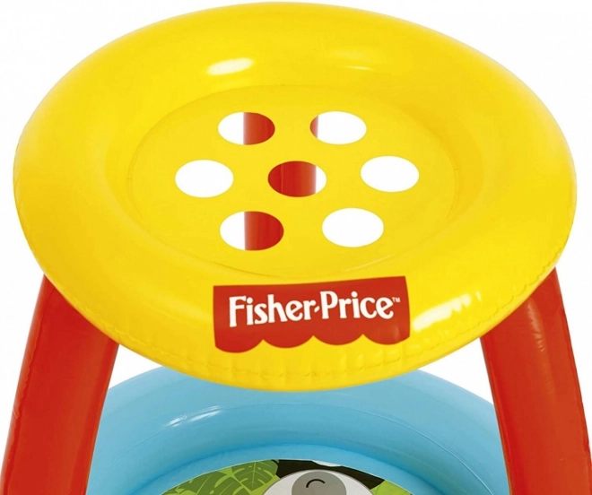 Fisher Price bölcső tetővel és labdákkal Animal Friends 89 x 89 x 84 cm