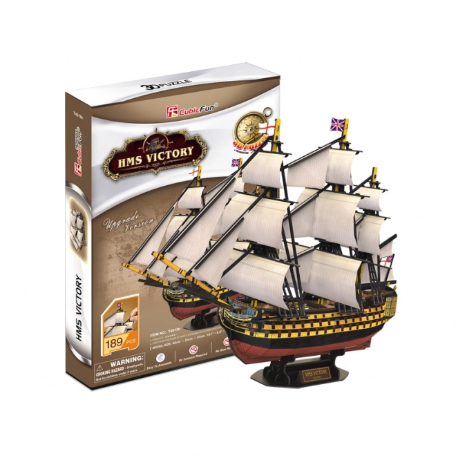 HMS Victory 3D puzzle vitorláshajó