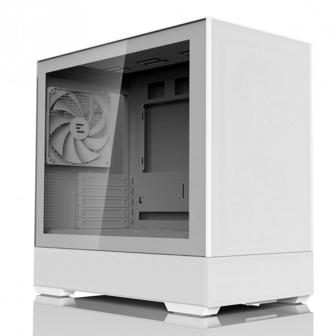 Fehér mATX Mini Torony P30 Air ARGB Ventilátorokkal